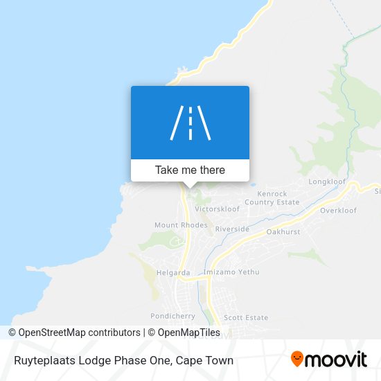 Ruyteplaats Lodge Phase One map