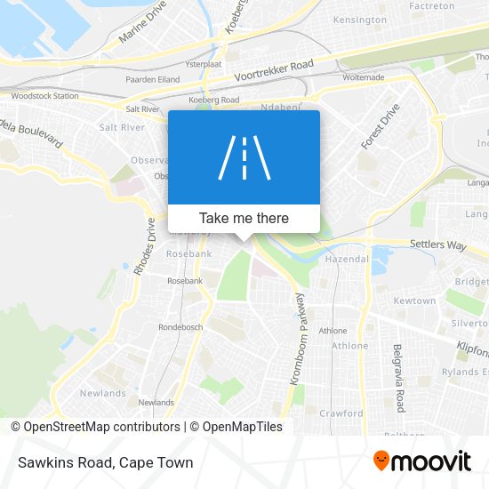 Sawkins Road map