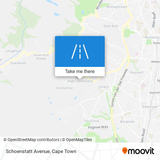 Schoenstatt Avenue map