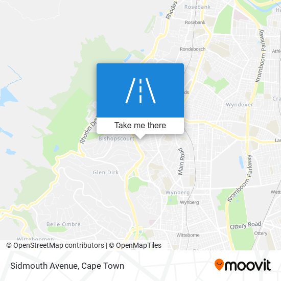 Sidmouth Avenue map