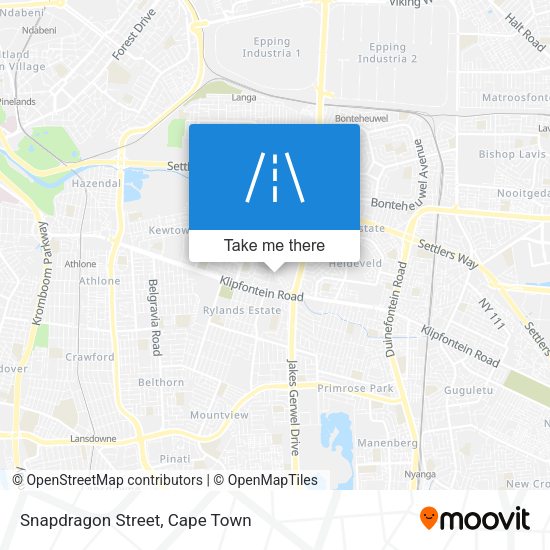 Snapdragon Street map