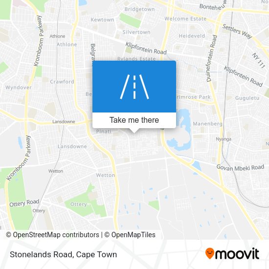 Stonelands Road map