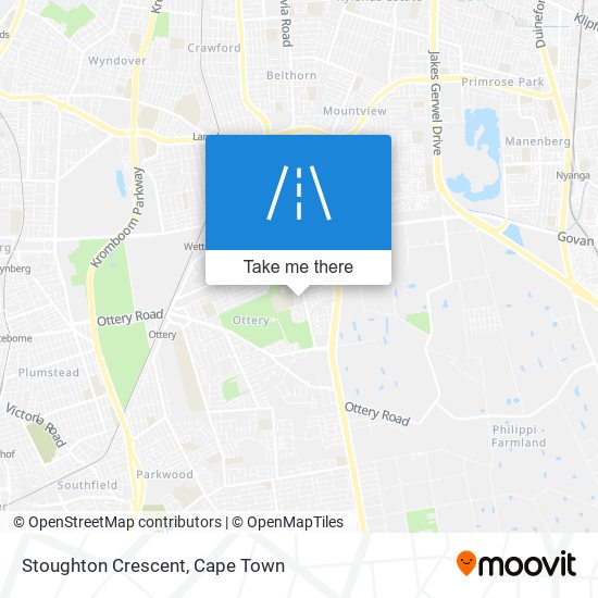 Stoughton Crescent map