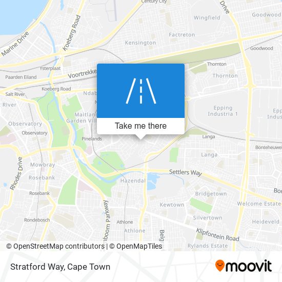 Stratford Way map