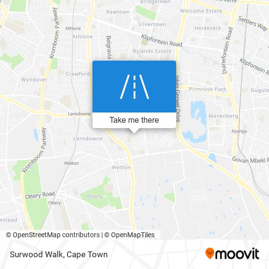 Surwood Walk map