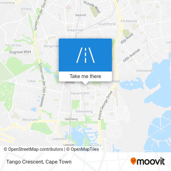 Tango Crescent map