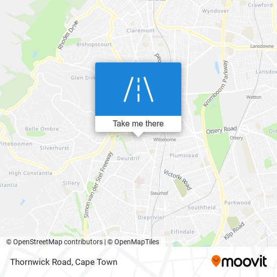Thornwick Road map