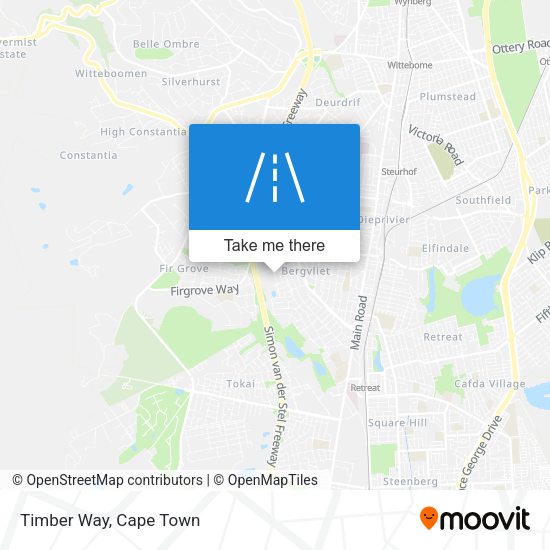 Timber Way map