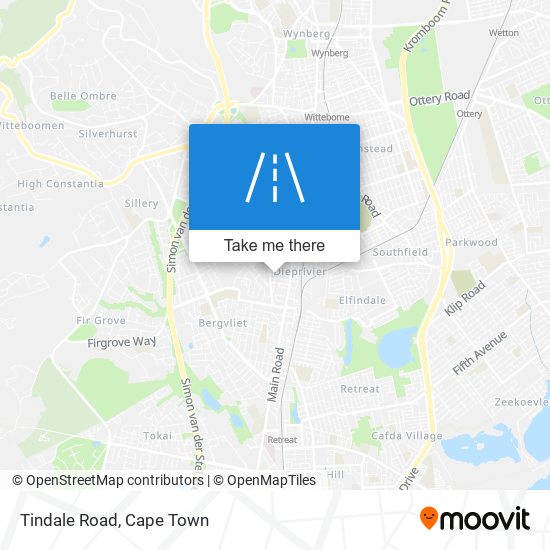 Tindale Road map