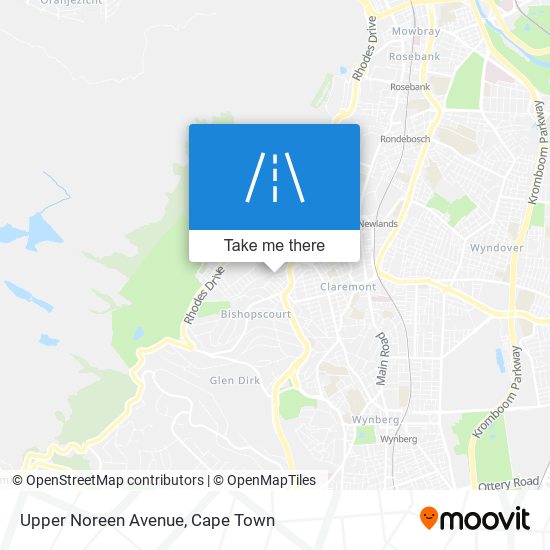 Upper Noreen Avenue map