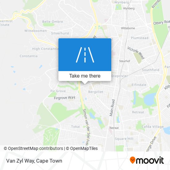 Van Zyl Way map