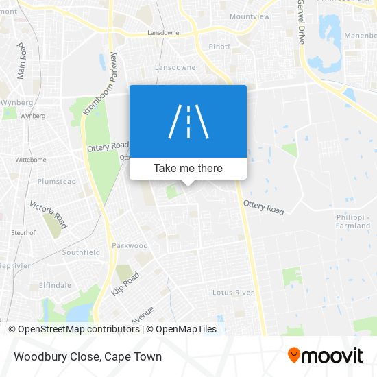 Woodbury Close map