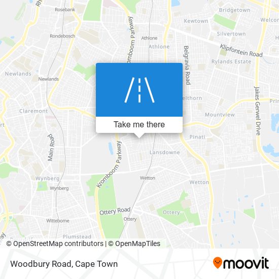 Woodbury Road map