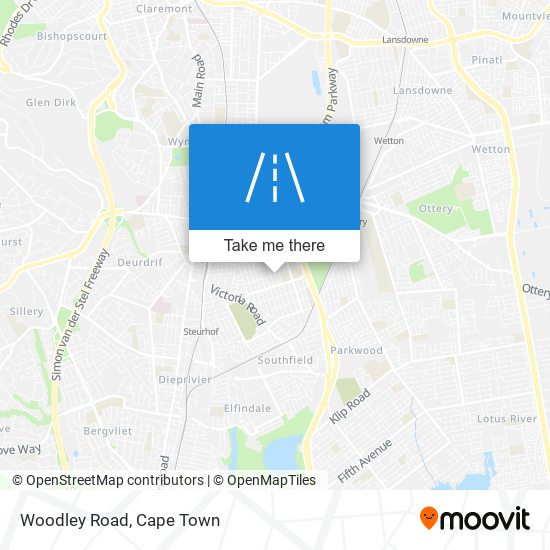 Woodley Road map