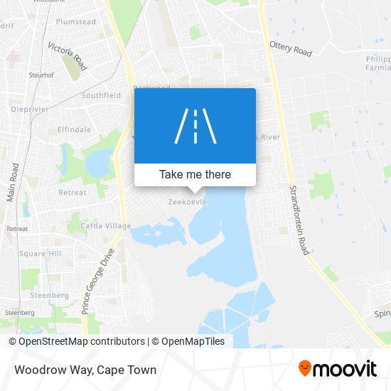 Woodrow Way map