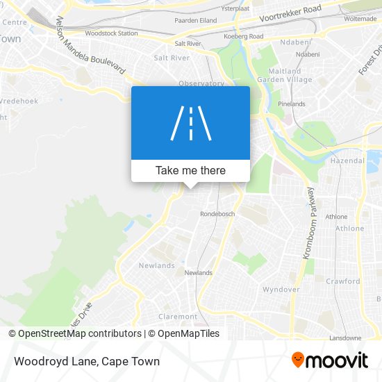 Woodroyd Lane map