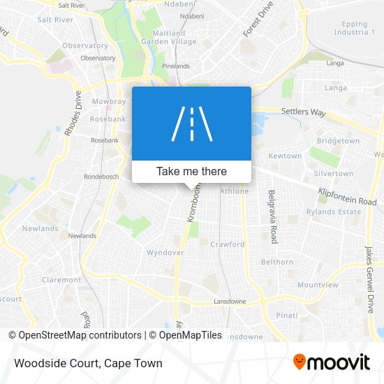 Woodside Court map