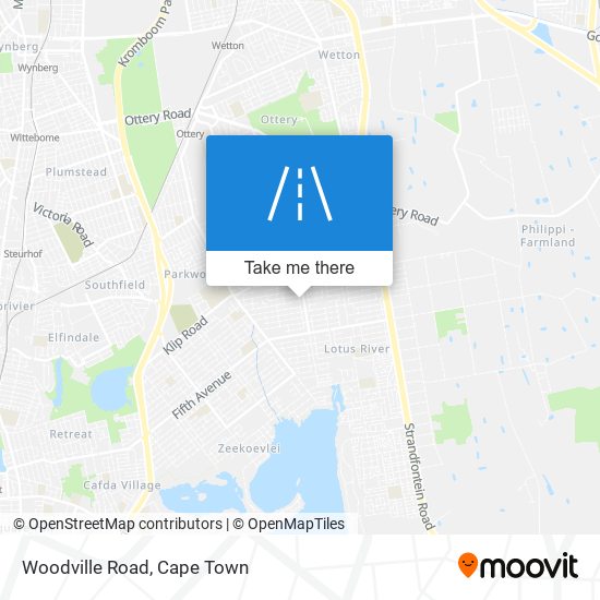 Woodville Road map
