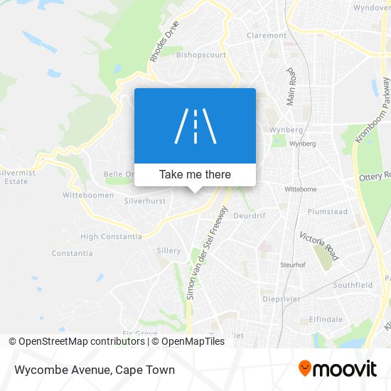 Wycombe Avenue map