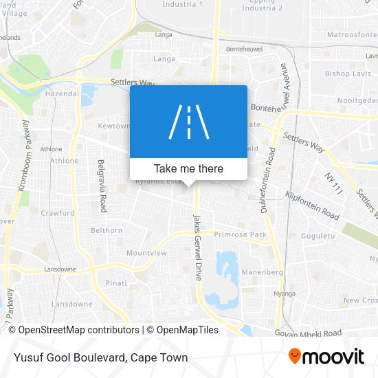 Yusuf Gool Boulevard map