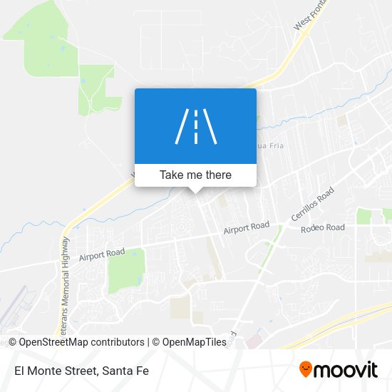 Mapa de El Monte Street