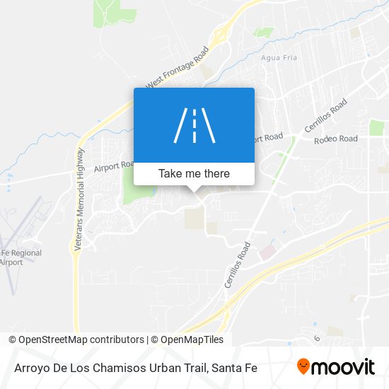 Arroyo De Los Chamisos Urban Trail map