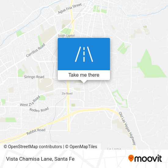 Mapa de Vista Chamisa Lane