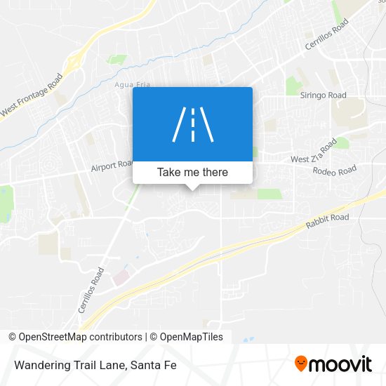 Wandering Trail Lane map