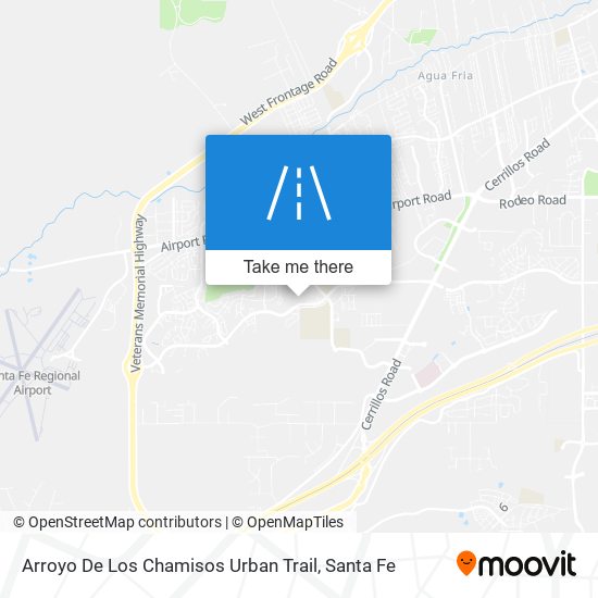 Arroyo De Los Chamisos Urban Trail map