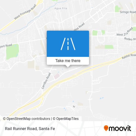 Mapa de Rail Runner Road