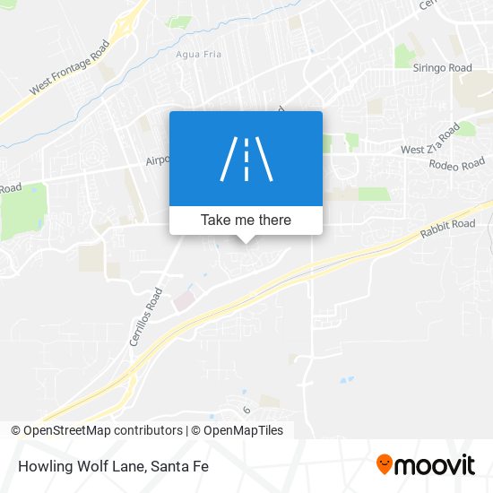 Howling Wolf Lane map