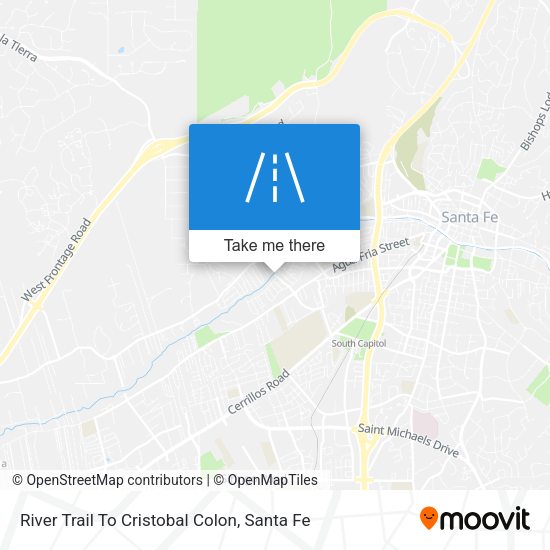 Mapa de River Trail To Cristobal Colon