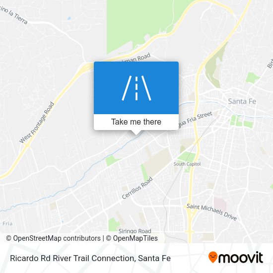 Mapa de Ricardo Rd River Trail Connection