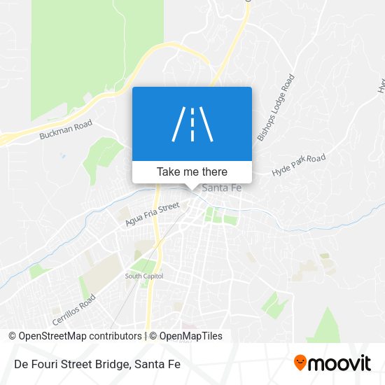 Mapa de De Fouri Street Bridge