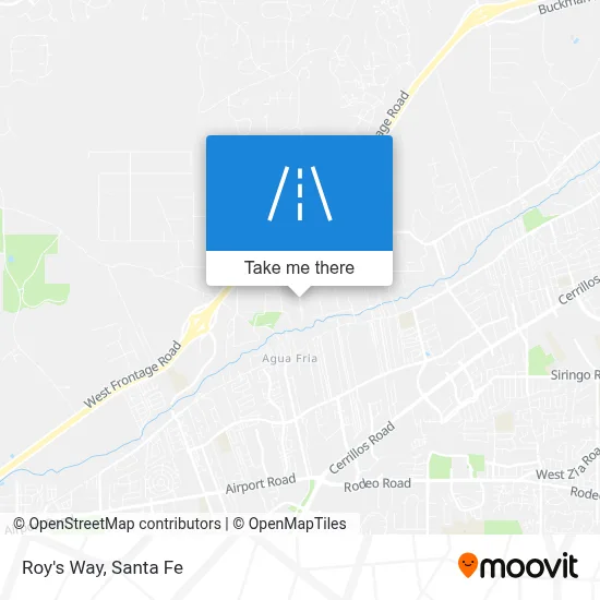 Roy's Way map