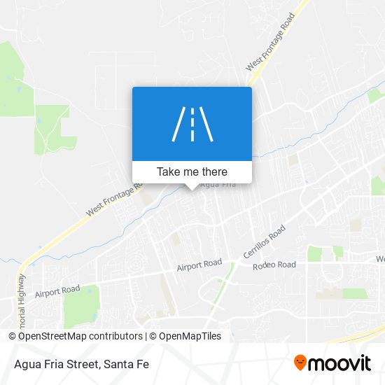 Agua Fria Street map