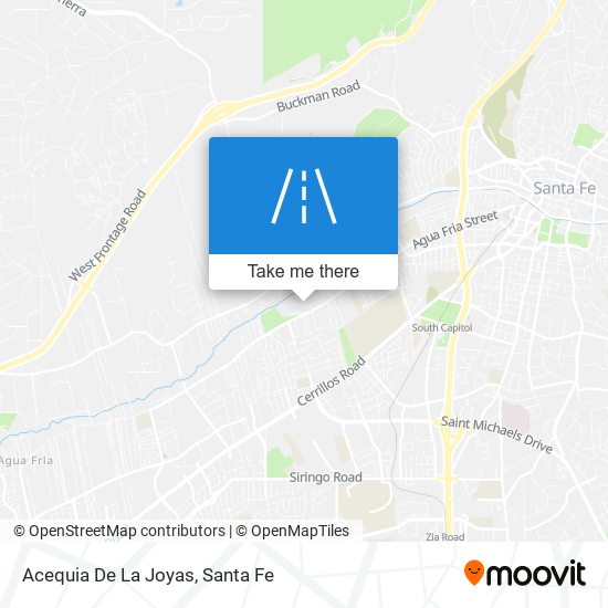 Acequia De La Joyas map