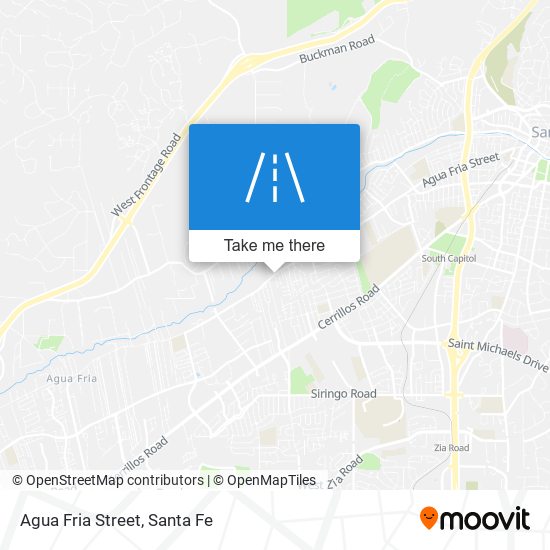 Agua Fria Street map