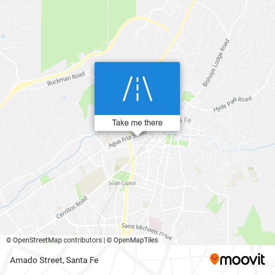 Amado Street map