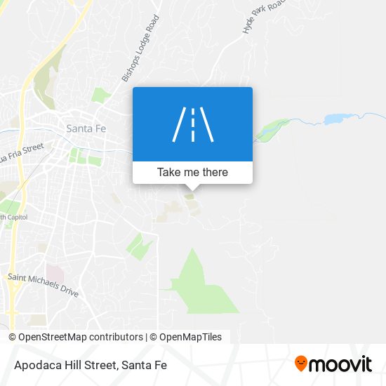 Apodaca Hill Street map