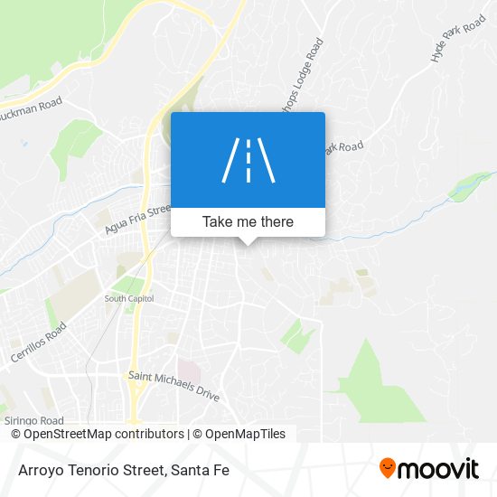 Arroyo Tenorio Street map