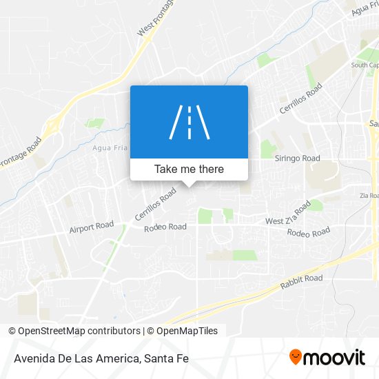 Avenida De Las America map