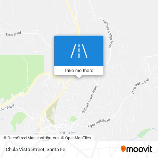 Chula Vista Street map