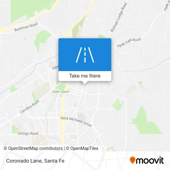 Coronado Lane map