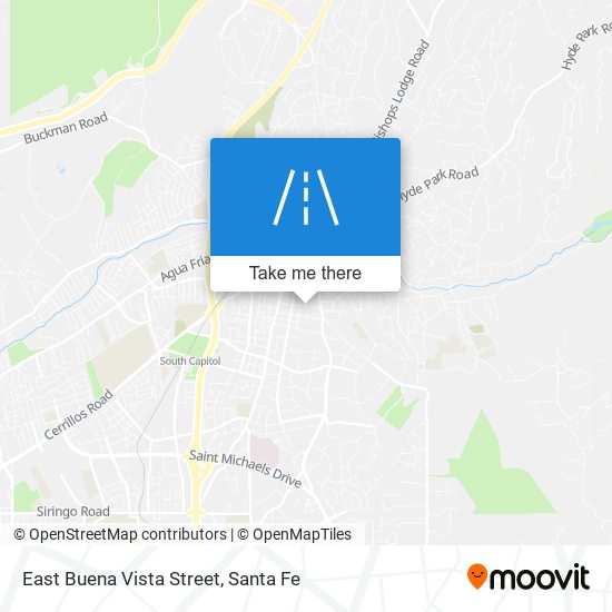 East Buena Vista Street map