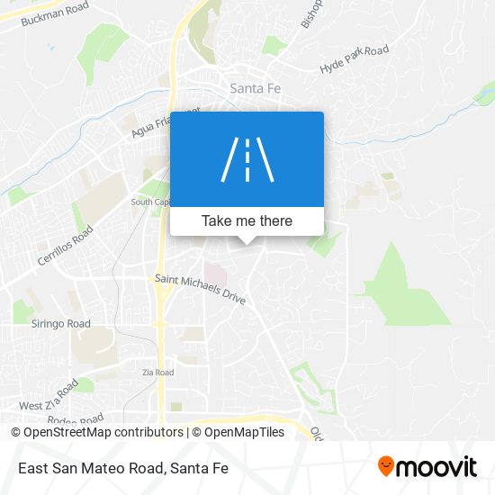 East San Mateo Road map