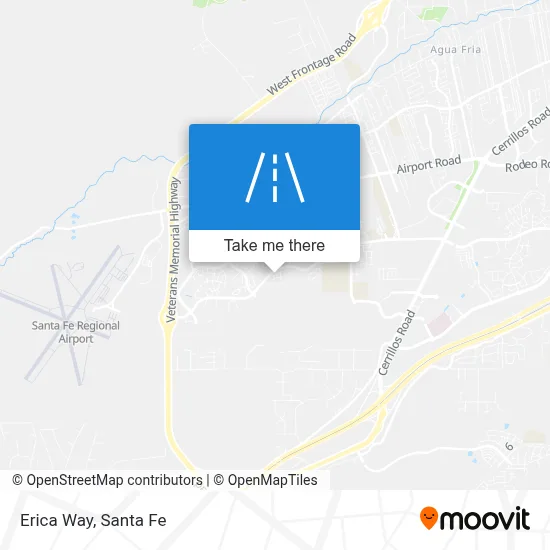 Erica Way map
