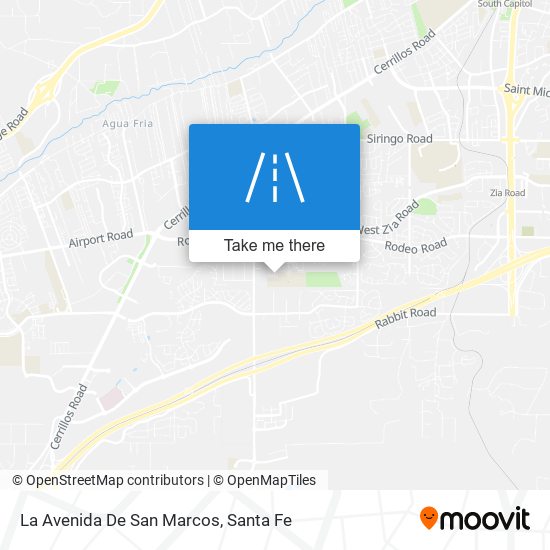 La Avenida De San Marcos map