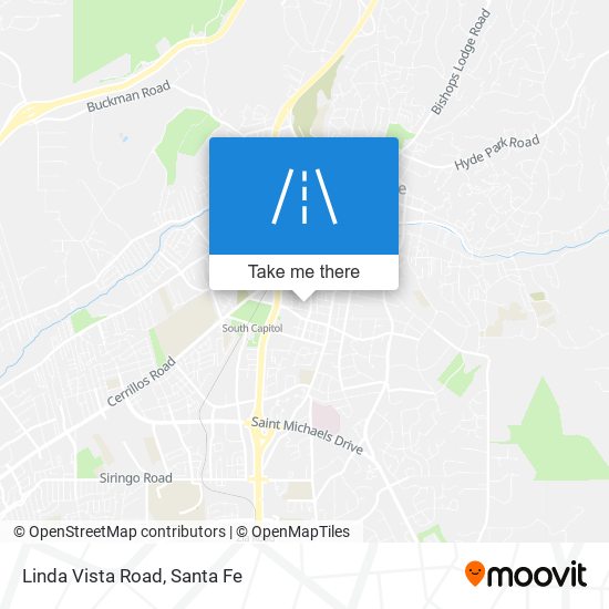 Linda Vista Road map