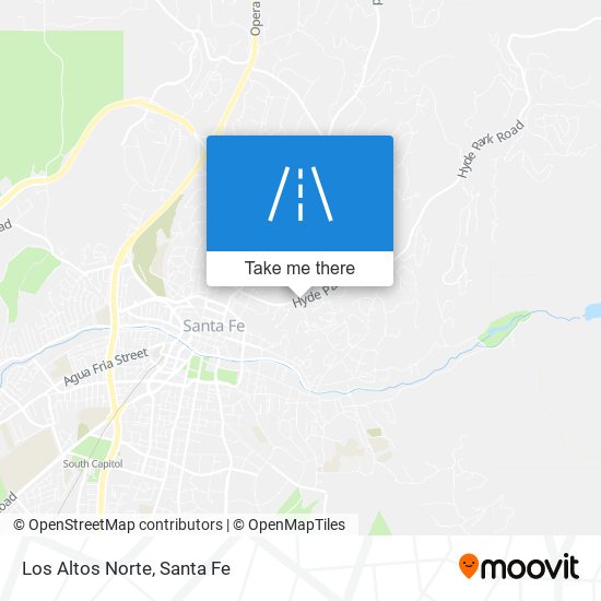 Los Altos Norte map